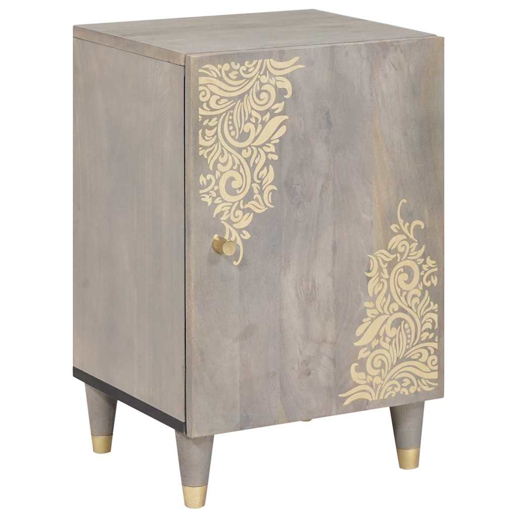 vidaXL Badkamerkast 38x33x58 cm Massief Mangohout