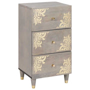 vidaXL Sideboard Honingbruin Massief Hout 40 x 33 x 75 cm Sideboard