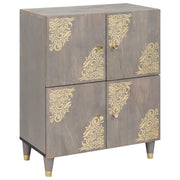 vidaXL Dressoir Honingbruin Massief acaciahout 60 x 33 x 75 cm Dressoir
