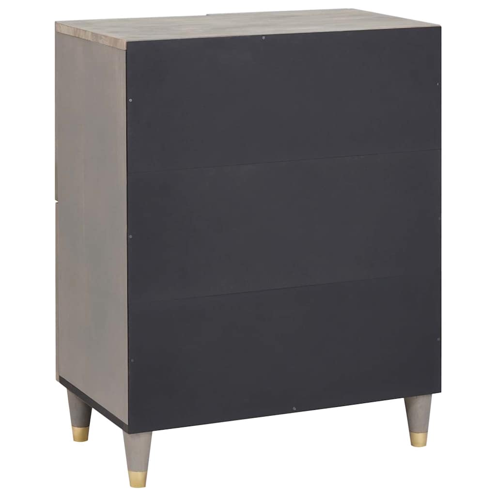 vidaXL Dressoir Honingbruin Massief acaciahout 60 x 33 x 75 cm Dressoir