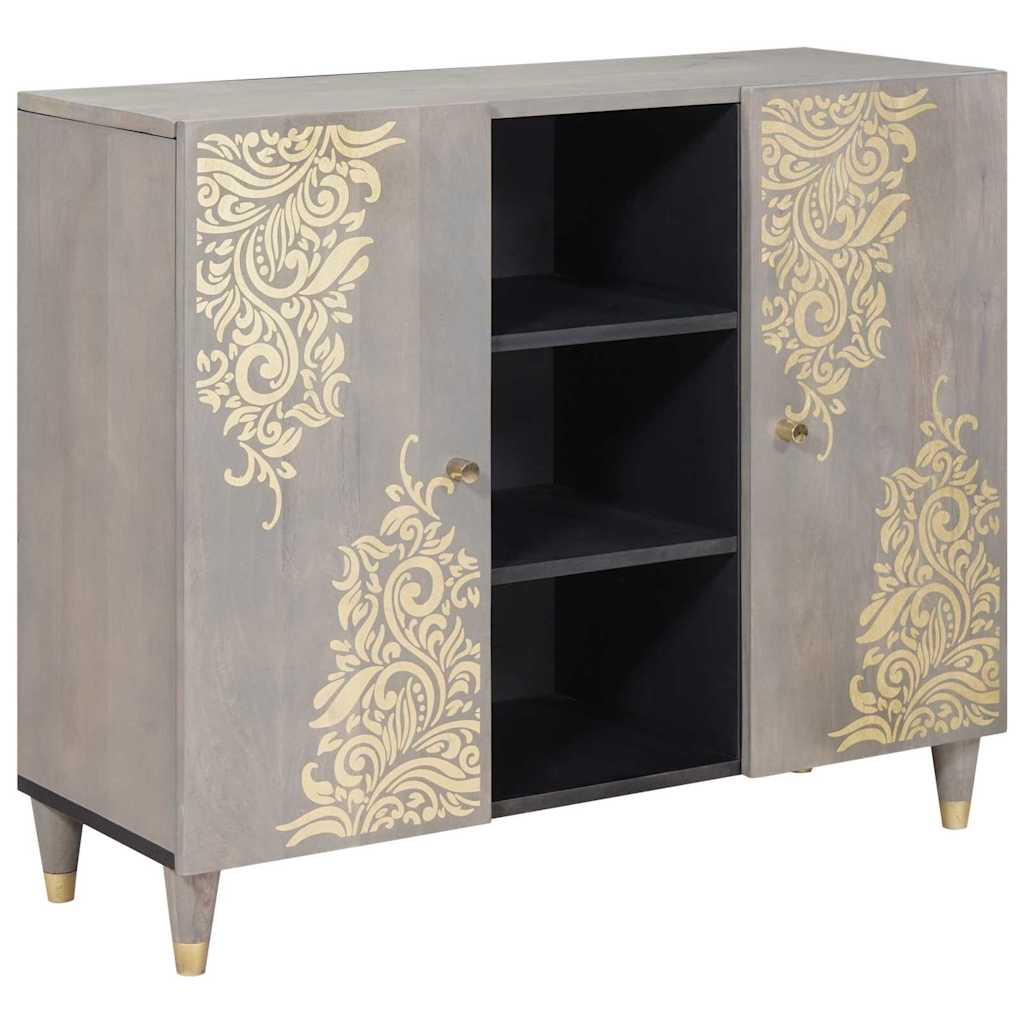 vidaXL Dressoir 90x33x75 cm Massief Mango Hout