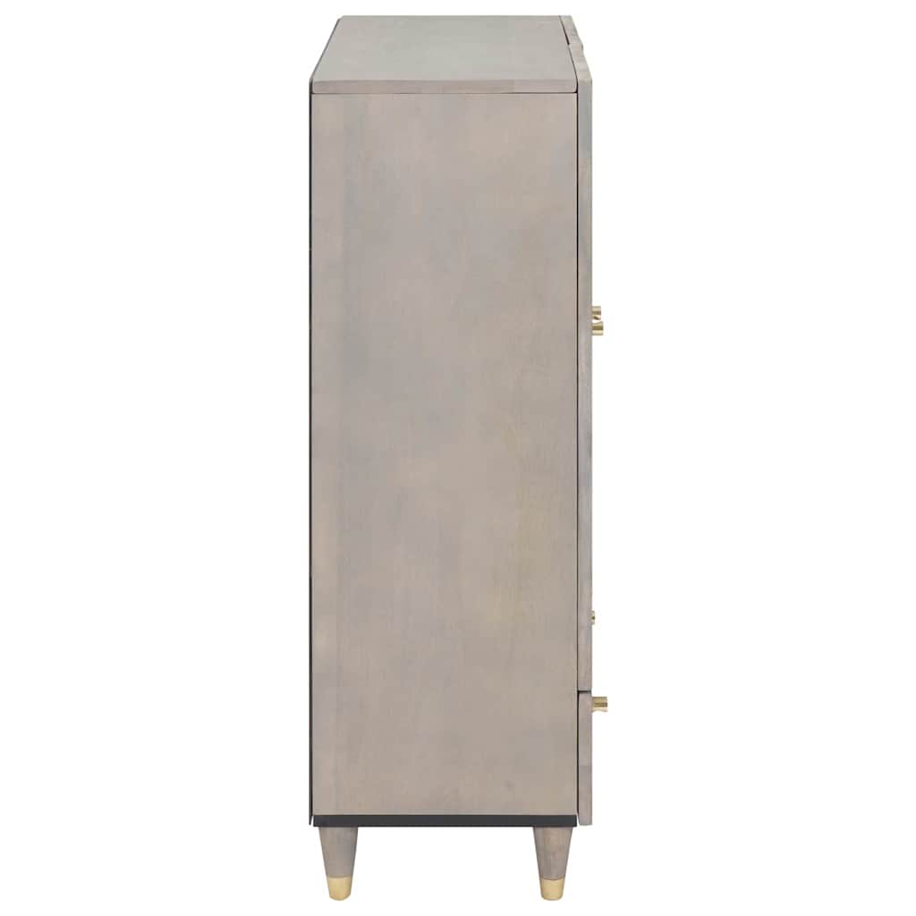 vidaXL Hoogkast 60x33x100 cm Massief Houten Mango