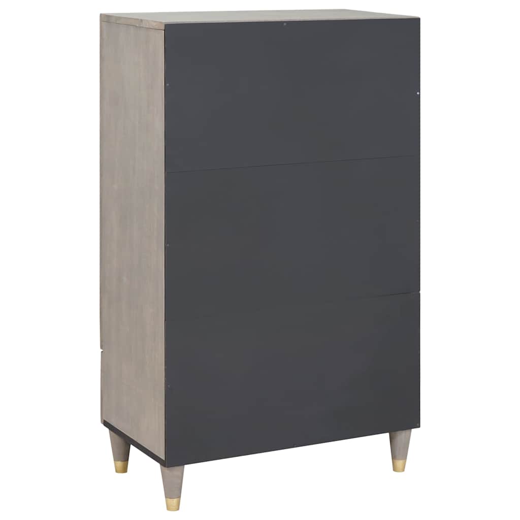 vidaXL Hoogkast 60x33x100 cm Massief Houten Mango
