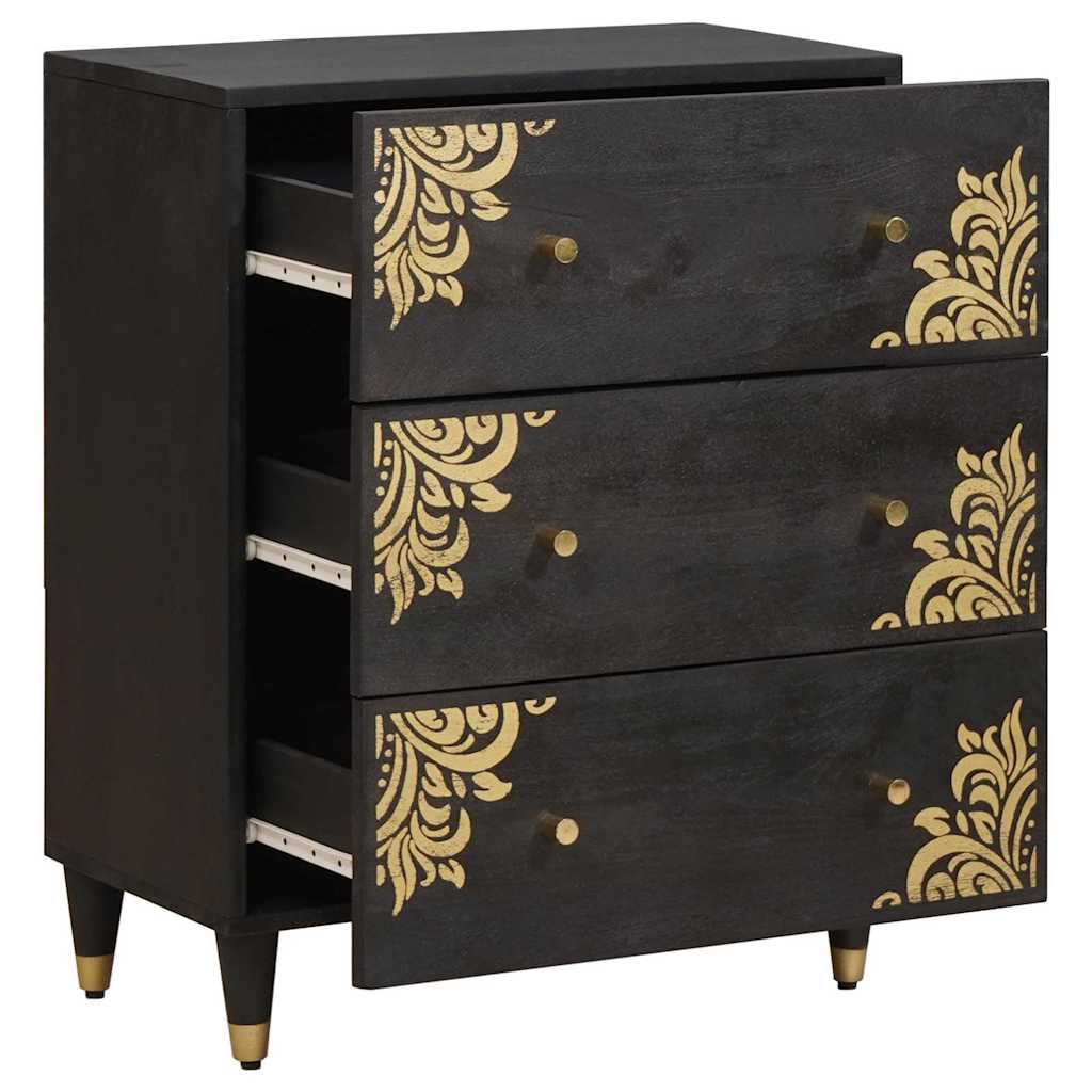 vidaXL Dressoir 60x33x75 cm Massief Mango Hout