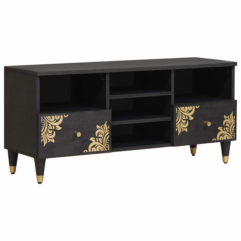 vidaXL TV-kast 100x33x46 cm Massief Mangohout