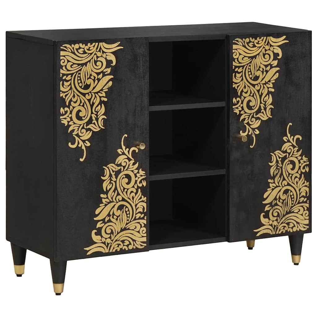 vidaXL Dressoir 90x33x75 cm Massief Mango Hout
