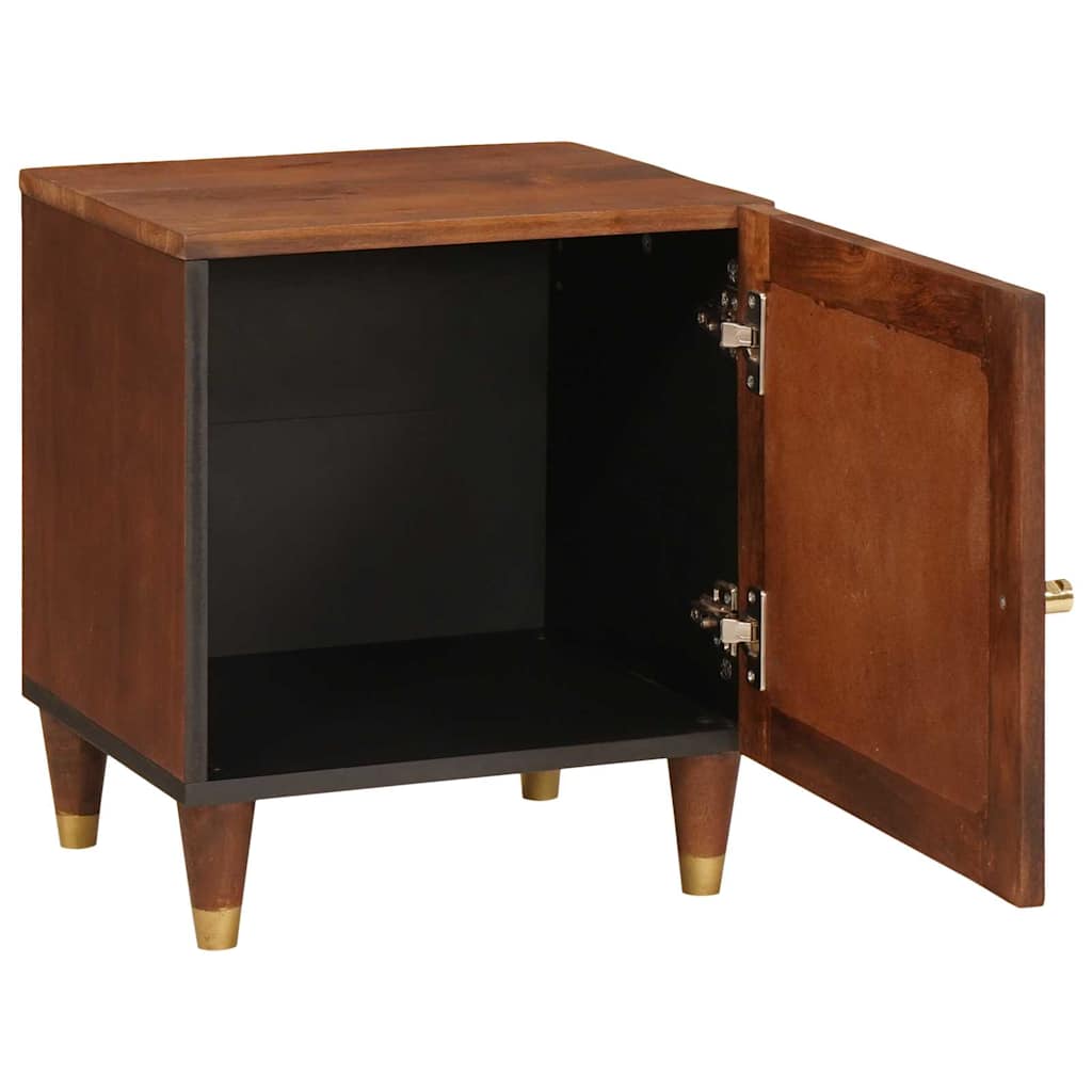 vidaXL Nachtkastjes Massief mango hout en engineered hout