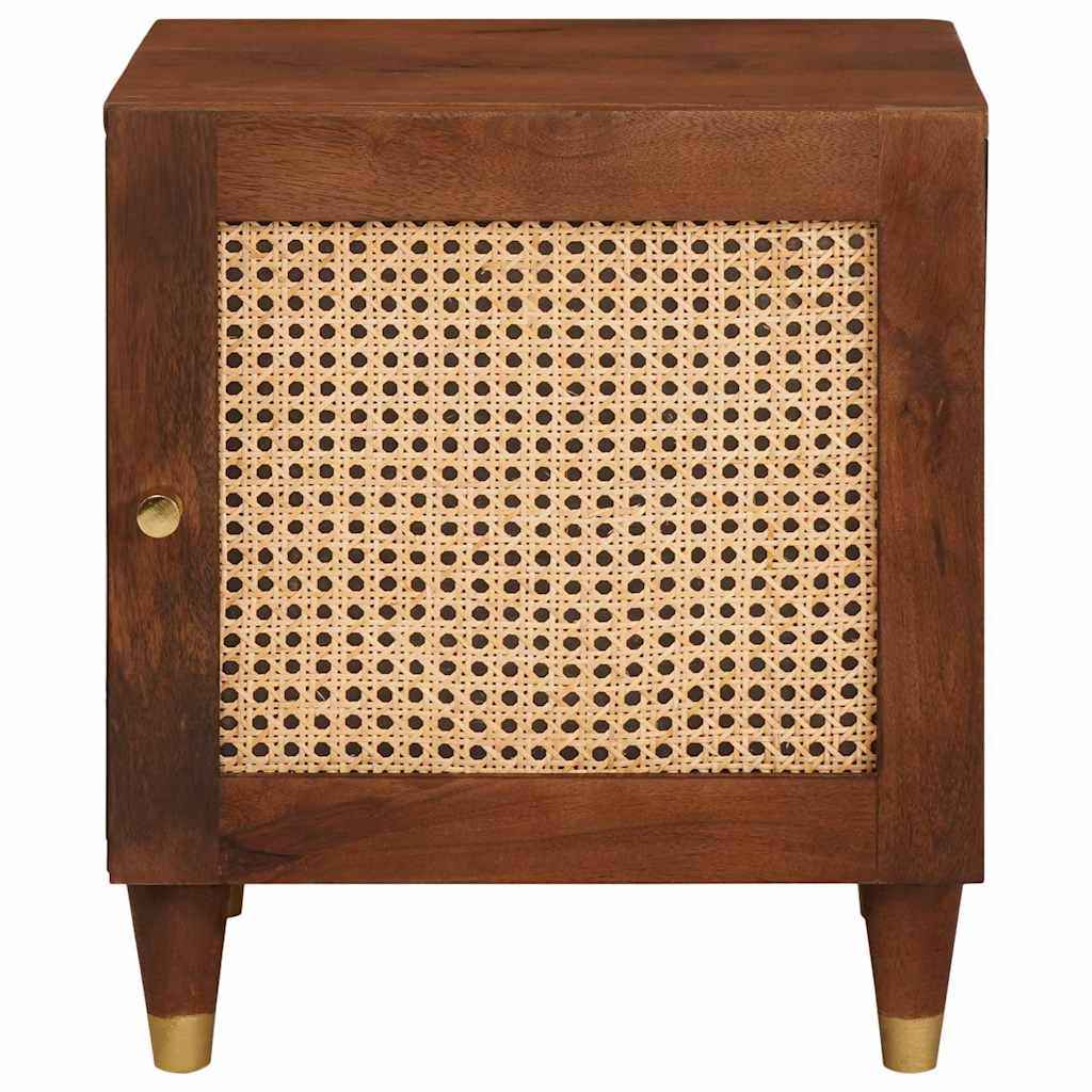vidaXL Nachtkastjes Massief mango hout en engineered hout