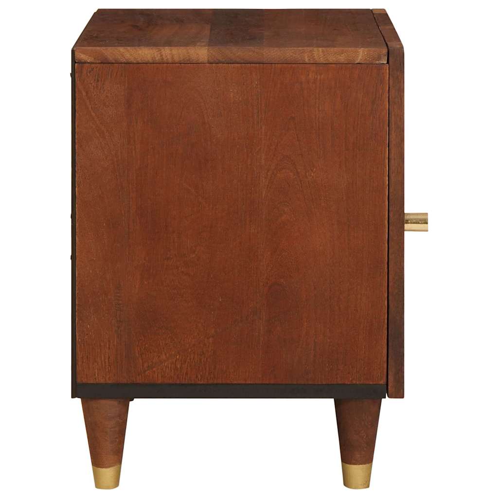 vidaXL Nachtkastjes Massief mango hout en engineered hout