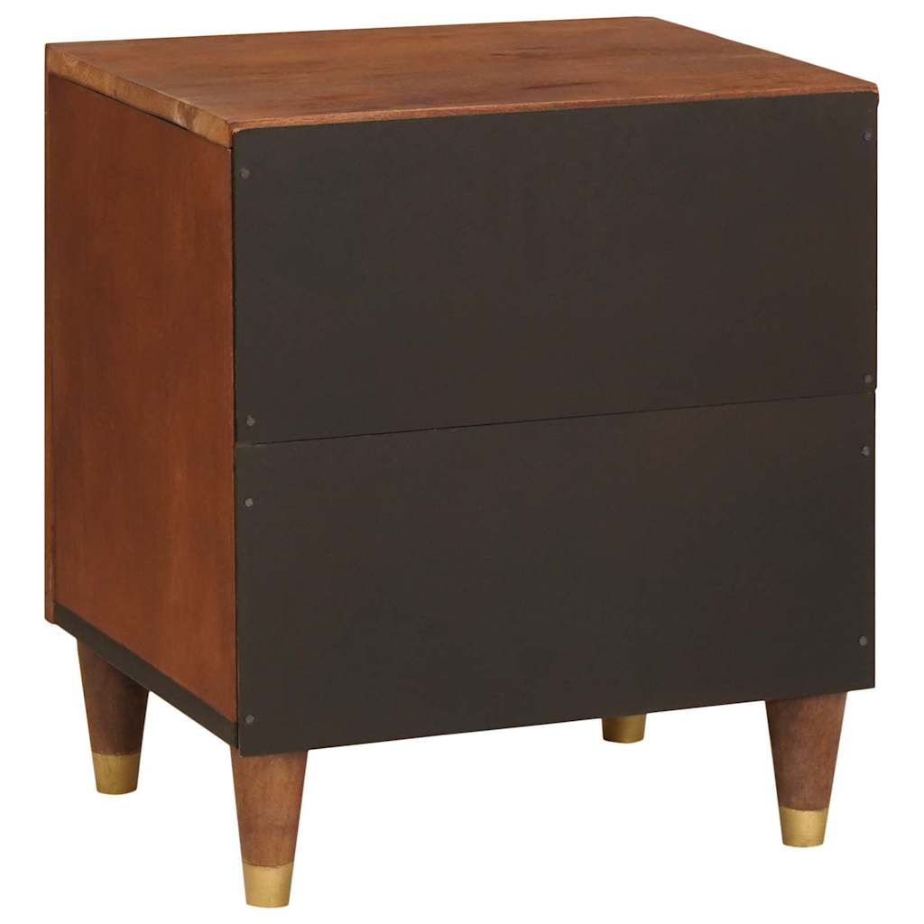 vidaXL Nachtkastjes Massief mango hout en engineered hout