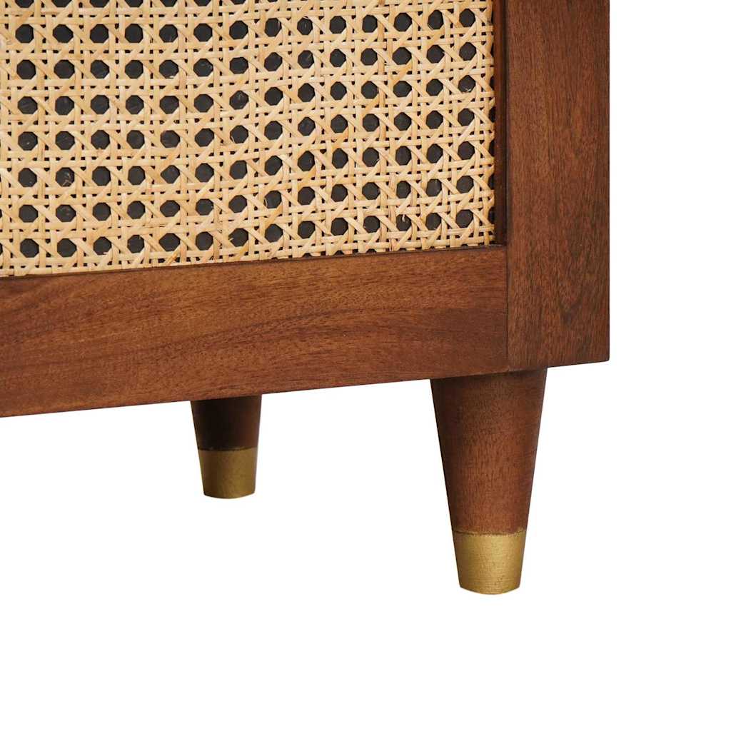 vidaXL Nachtkastjes Massief mango hout en engineered hout