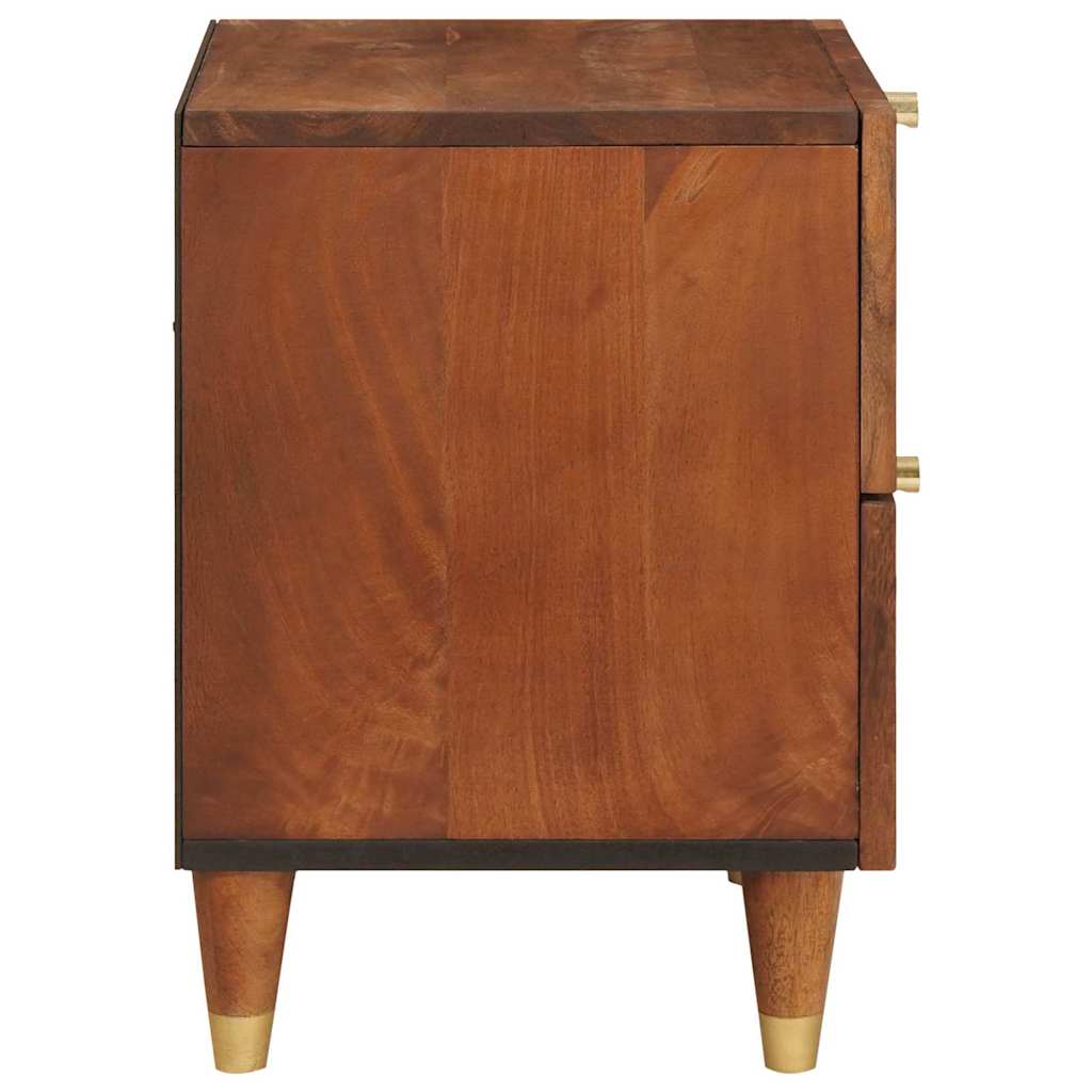 vidaXL Nachtkastjes met lade Massief mango hout en engineered hout