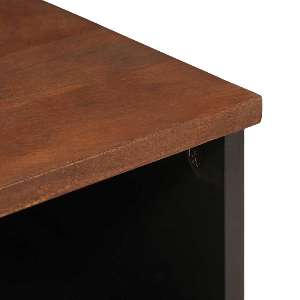 vidaXL Nachtkastjes met lade Massief mango hout en engineered hout