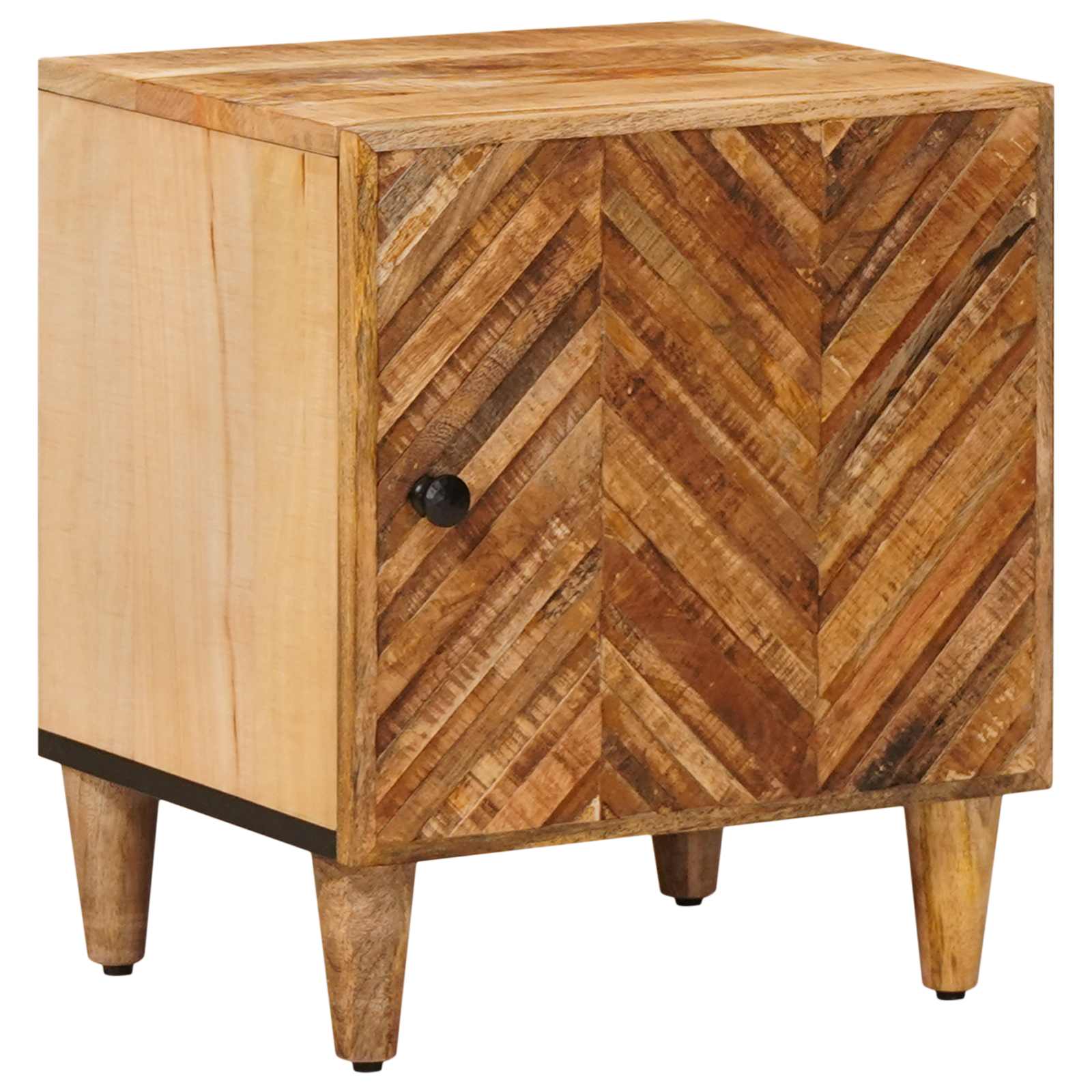vidaXL Nachtkastje Bruin 40 x 33,5 x 46 cm Massief Mango Hout