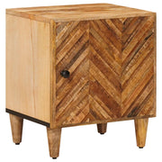 vidaXL Nachtkastje Bruin 40 x 33,5 x 46 cm Massief Mango Hout