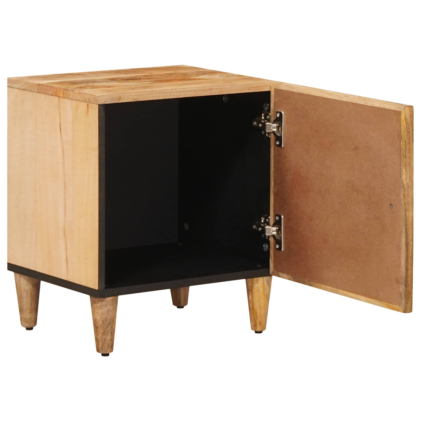 vidaXL Nachtkastje Bruin 40 x 33,5 x 46 cm Massief Mango Hout