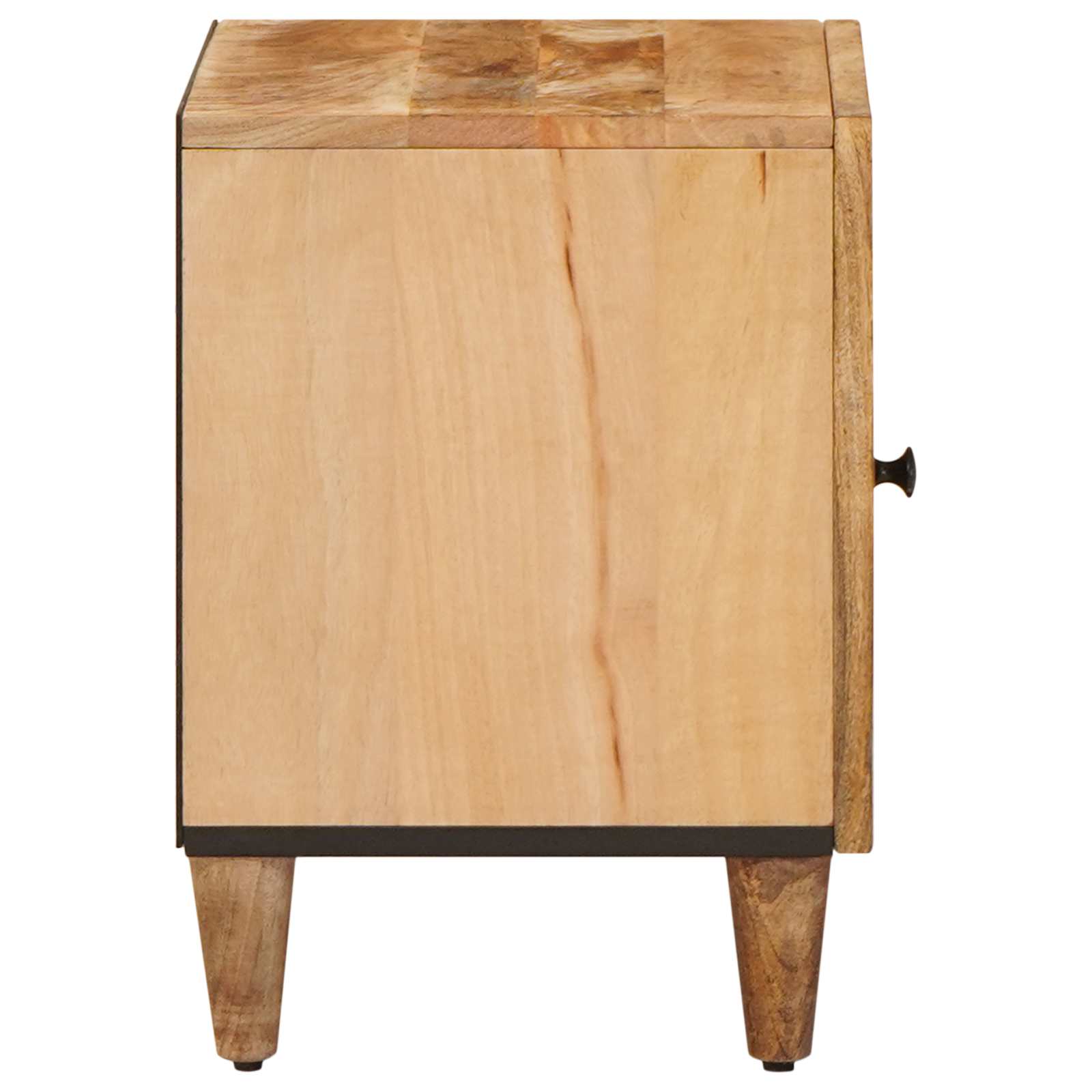 vidaXL Nachtkastje Bruin 40 x 33,5 x 46 cm Massief Mango Hout