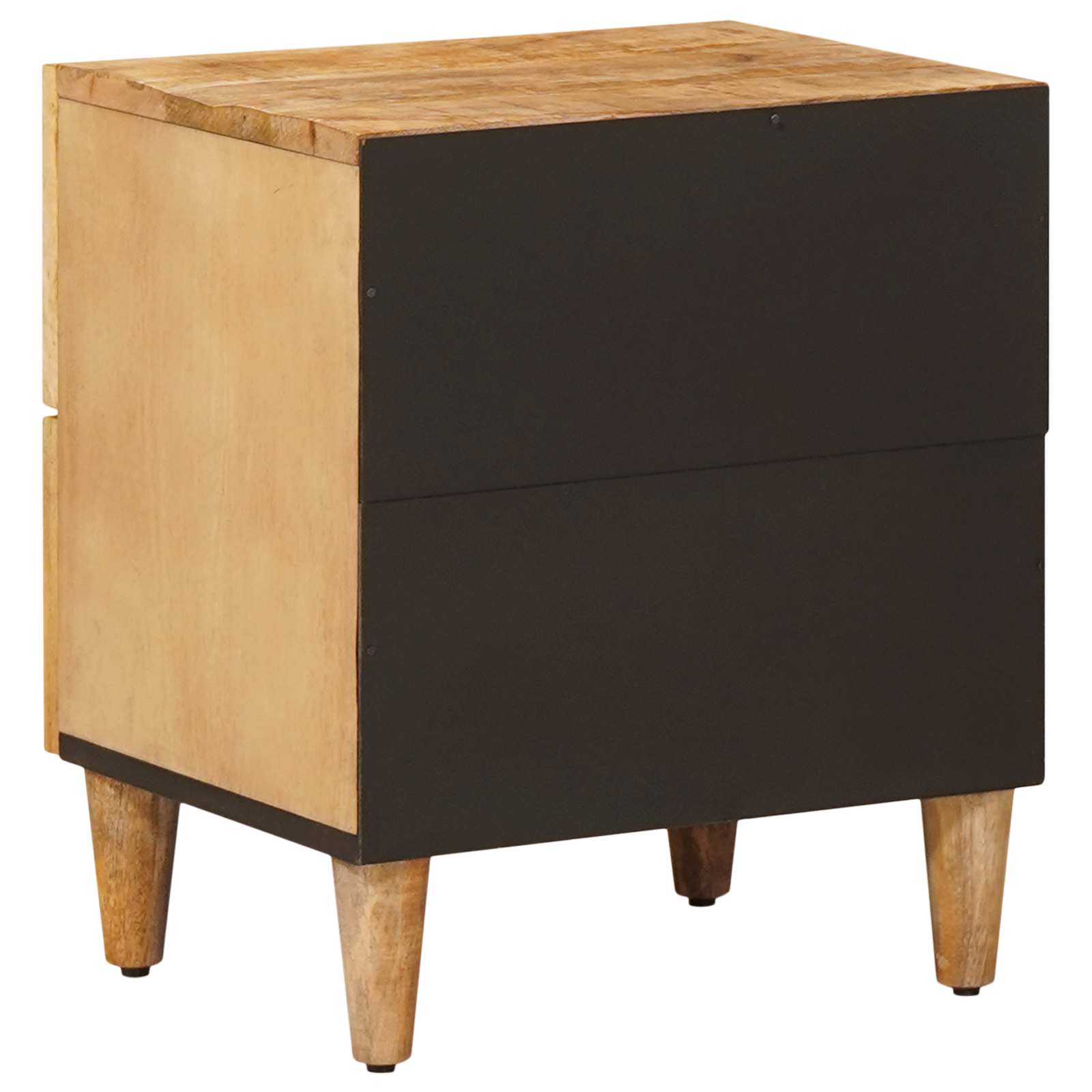 vidaXL Nachtkastje met lade Bruin 40 x 33,5 x 46 cm Massief Mango Hout