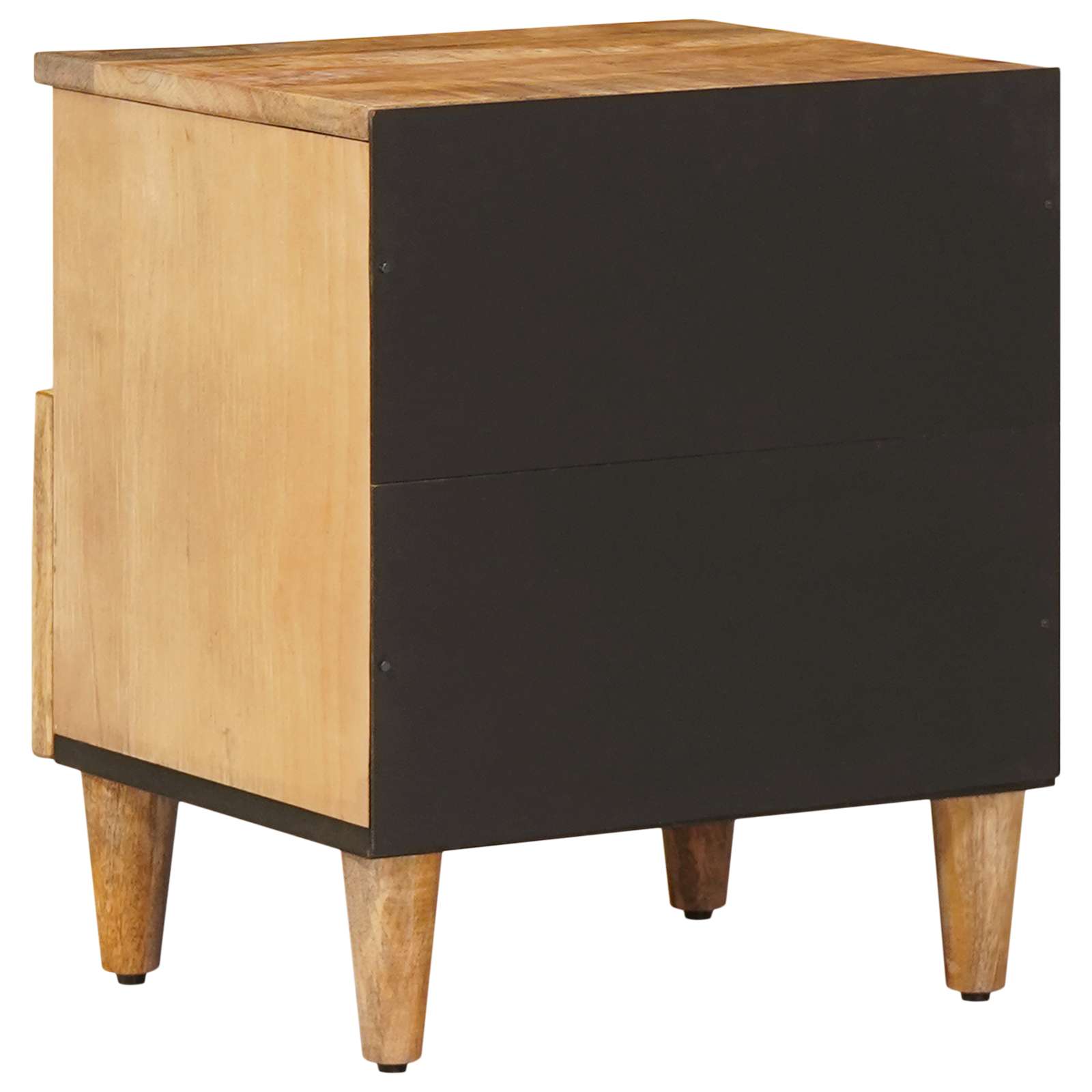 vidaXL Nachtkastje met lade Bruin 50 x 33 x 60 cm Massief Mango Hout
