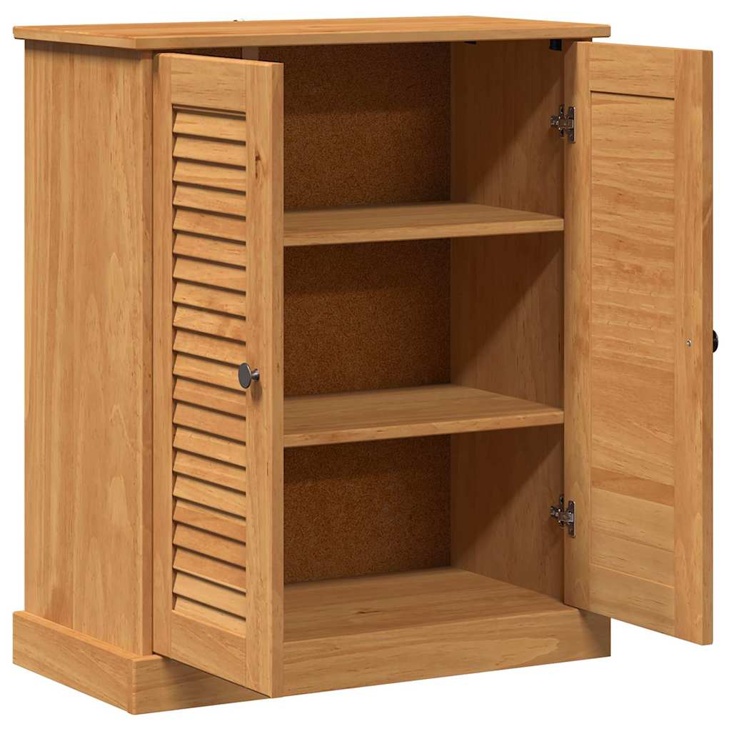 vidaXL Badkamer Kast Honingbruin 68 x 34 x 80 cm Massief grenenhout