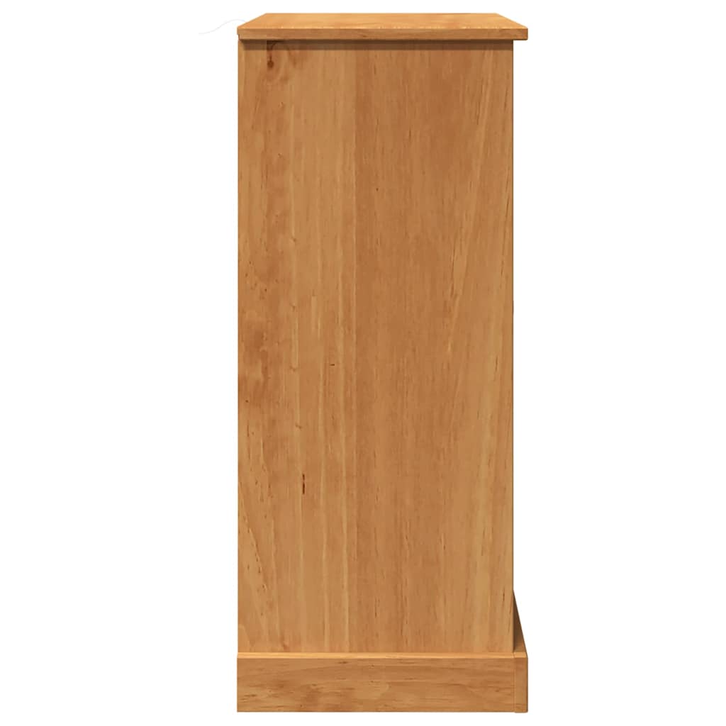 vidaXL Badkamer Kast Honingbruin 68 x 34 x 80 cm Massief grenenhout