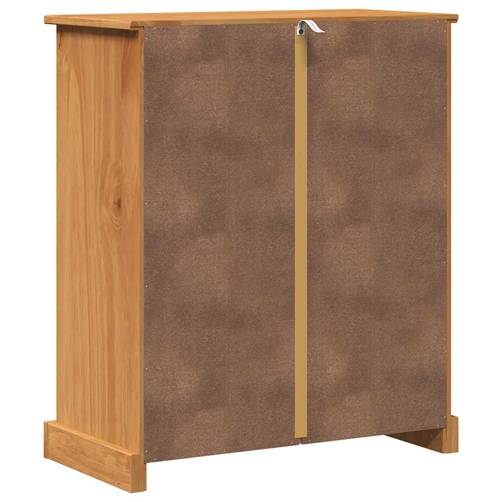 vidaXL Badkamer Kast Honingbruin 68 x 34 x 80 cm Massief grenenhout