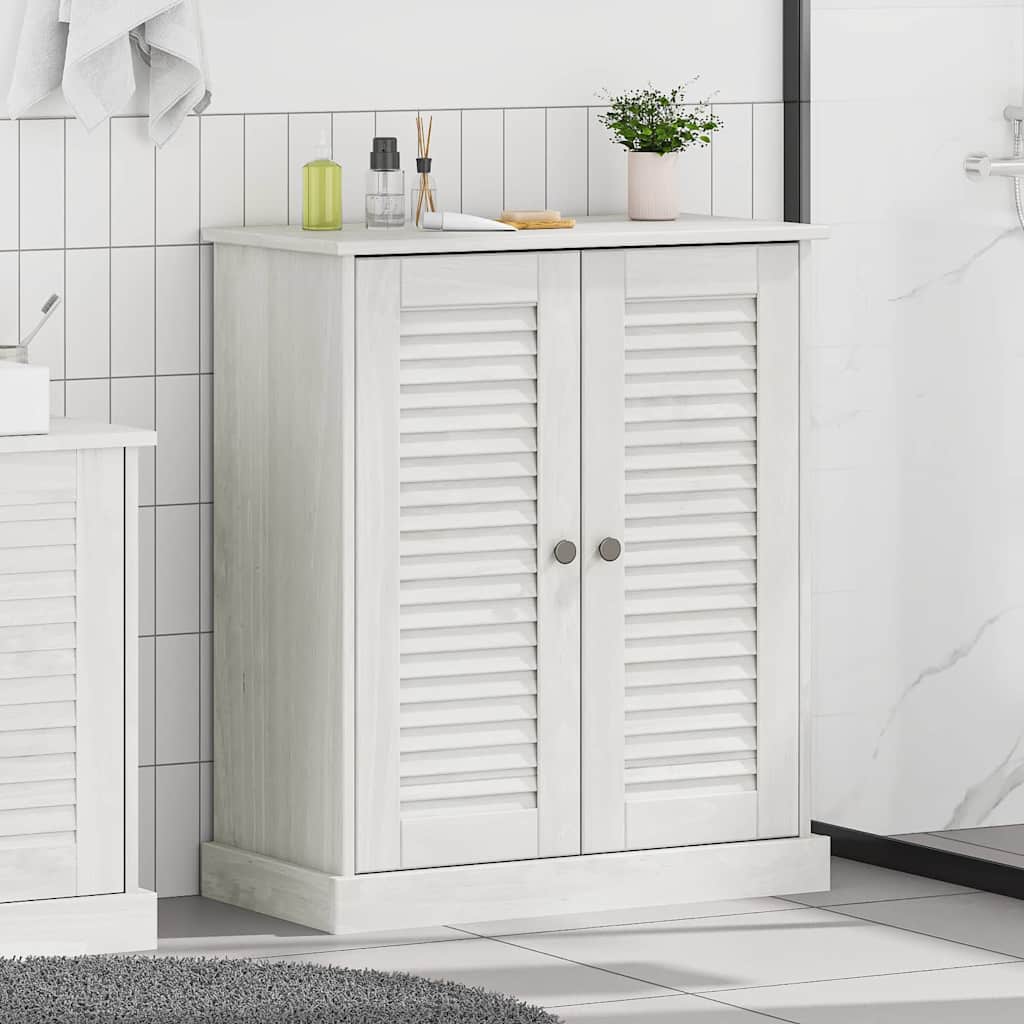 vidaXL Badkamer Kast Honingbruin 68 x 34 x 80 cm Massief grenenhout