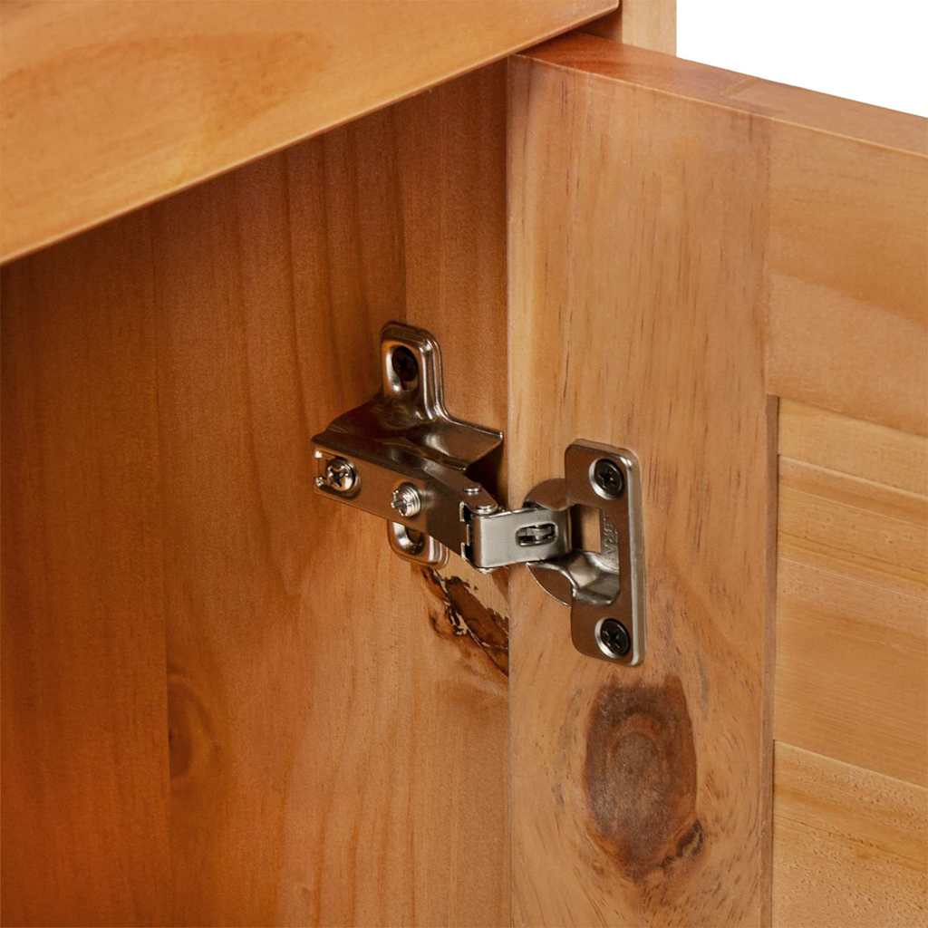 vidaXL Badkamer Kast Honingbruin 68 x 34 x 80 cm Massief grenenhout