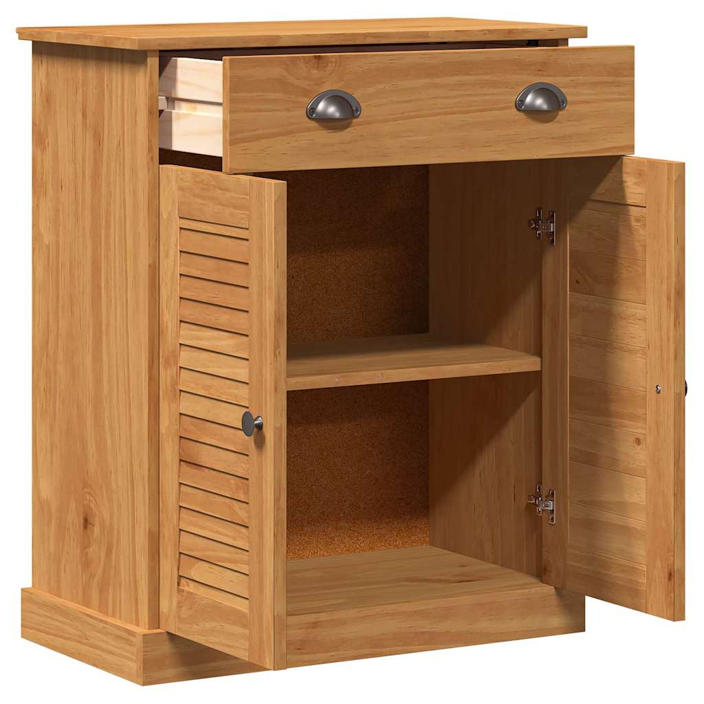 vidaXL Badkamer Kast Honingbruin 68 x 34 x 80 cm Massief grenenhout
