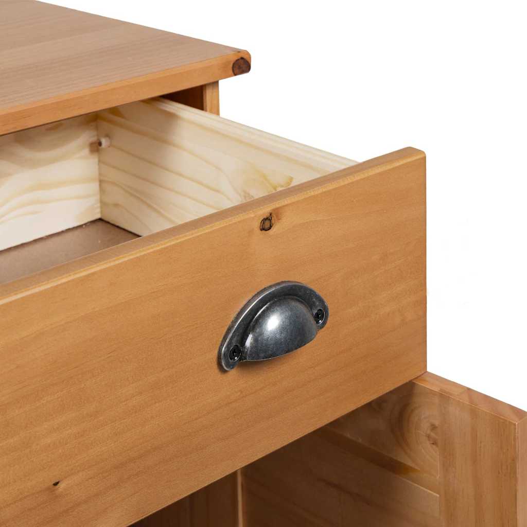 vidaXL Badkamer Kast Honingbruin 68 x 34 x 80 cm Massief grenenhout