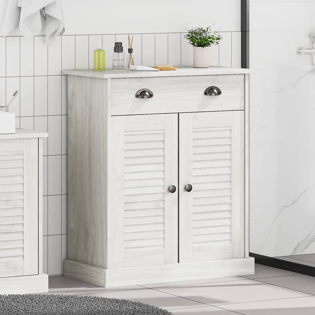 vidaXL Badkamer Kast Honingbruin 68 x 34 x 80 cm Massief grenenhout