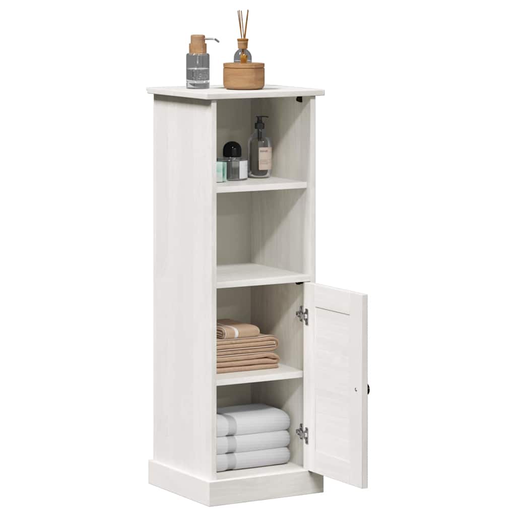 vidaXL Badkamer Kast Honingbruin 37 x 34 x 110 cm Massief grenenhout