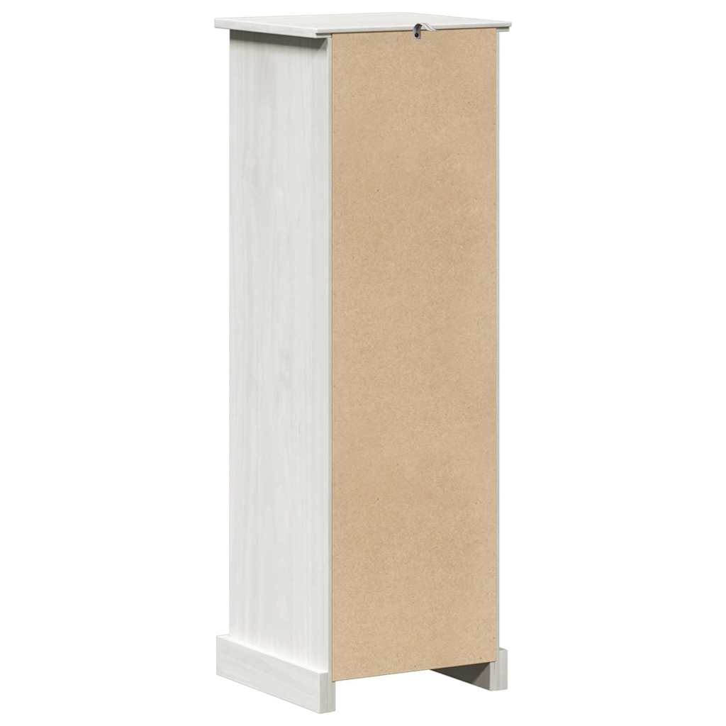vidaXL Badkamer Kast Honingbruin 37 x 34 x 110 cm Massief grenenhout