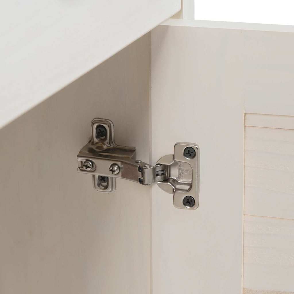 vidaXL Badkamer Kast Honingbruin 37 x 34 x 110 cm Massief grenenhout
