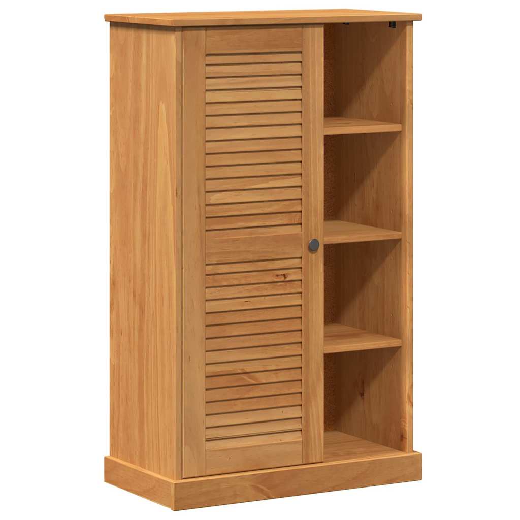 vidaXL Badkamer Kast Honingbruin 68 x 34 x 110 cm Massief grenenhout