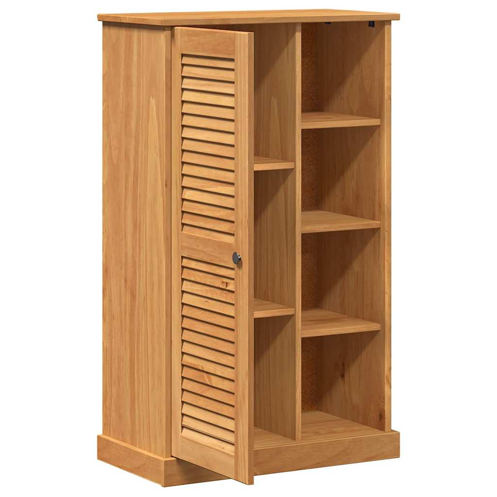vidaXL Badkamer Kast Honingbruin 68 x 34 x 110 cm Massief grenenhout
