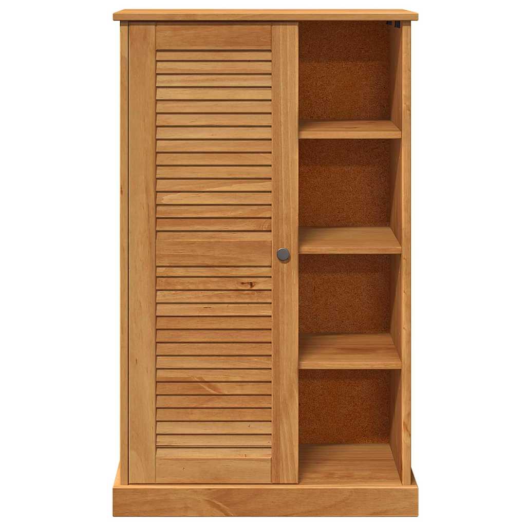 vidaXL Badkamer Kast Honingbruin 68 x 34 x 110 cm Massief grenenhout