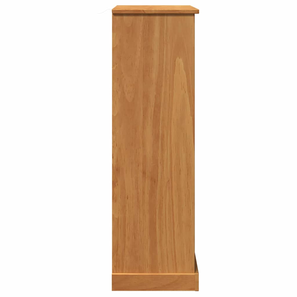 vidaXL Badkamer Kast Honingbruin 68 x 34 x 110 cm Massief grenenhout