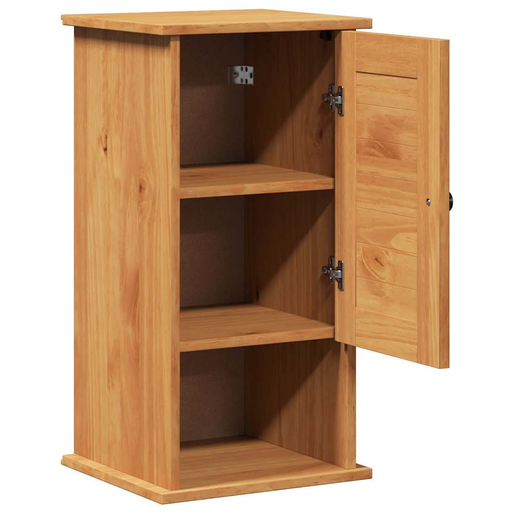 vidaXL Wand Gemonteerde Badkamerkast Honingbruin 37 x 34 x 71.5 cm