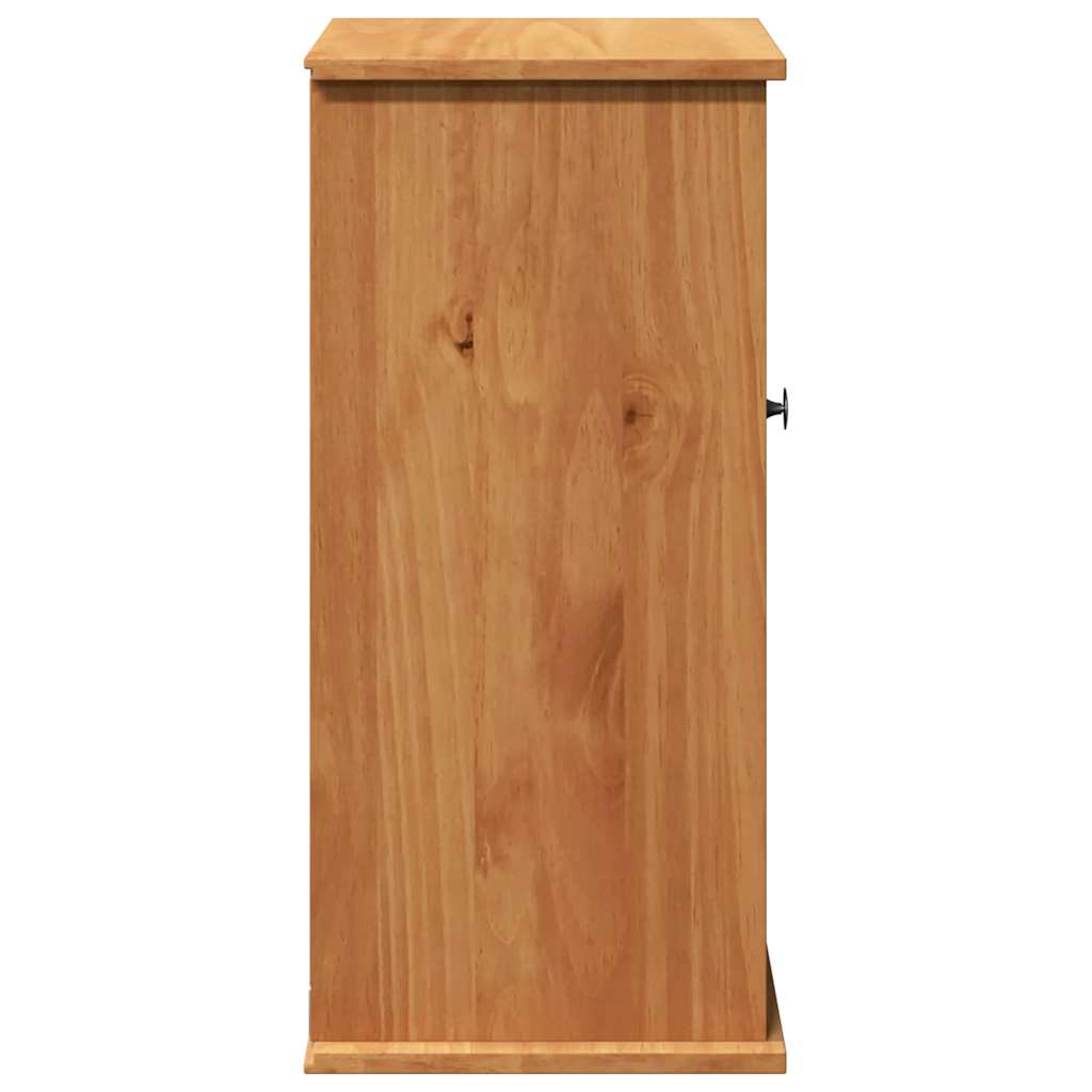 vidaXL Wand Gemonteerde Badkamerkast Honingbruin 37 x 34 x 71.5 cm