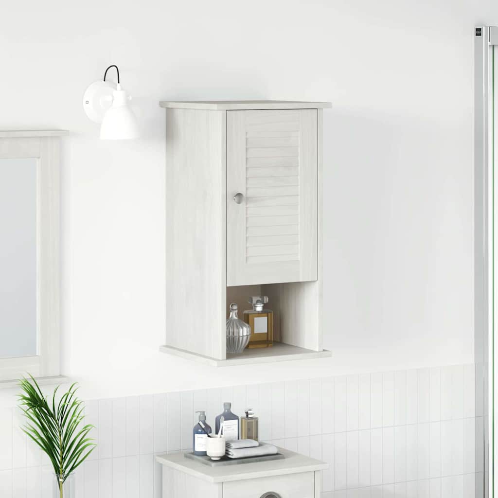 vidaXL Wand Gemonteerde Badkamerkast Honingbruin 37 x 34 x 71.5 cm