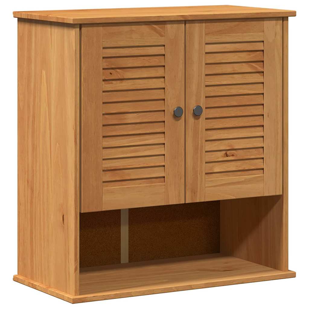 vidaXL Wand Gemonteerde Badkamerkast Honingbruin 67.5 x 34 x 71.5 cm