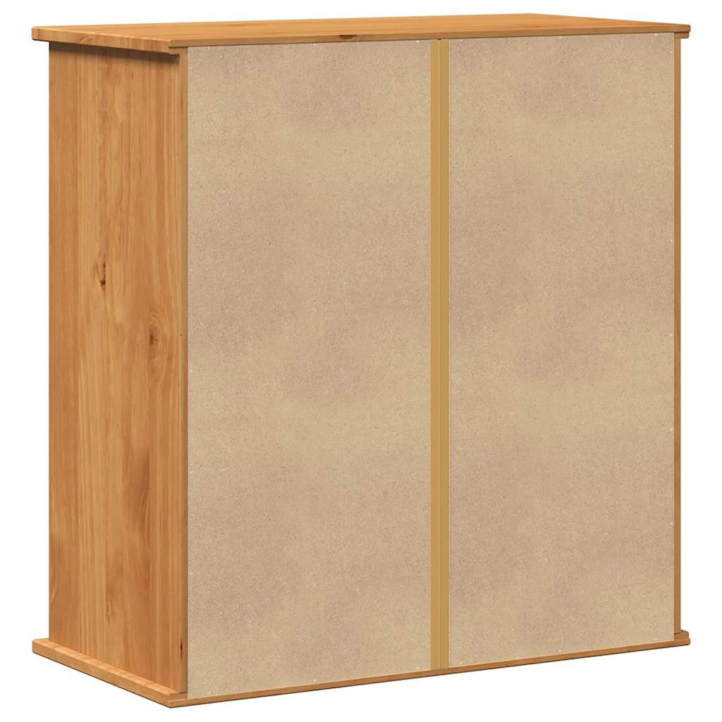 vidaXL Wand Gemonteerde Badkamerkast Honingbruin 67.5 x 34 x 71.5 cm
