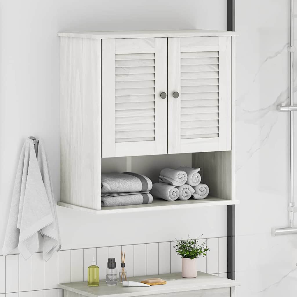 vidaXL Wand Gemonteerde Badkamerkast Honingbruin 67.5 x 34 x 71.5 cm