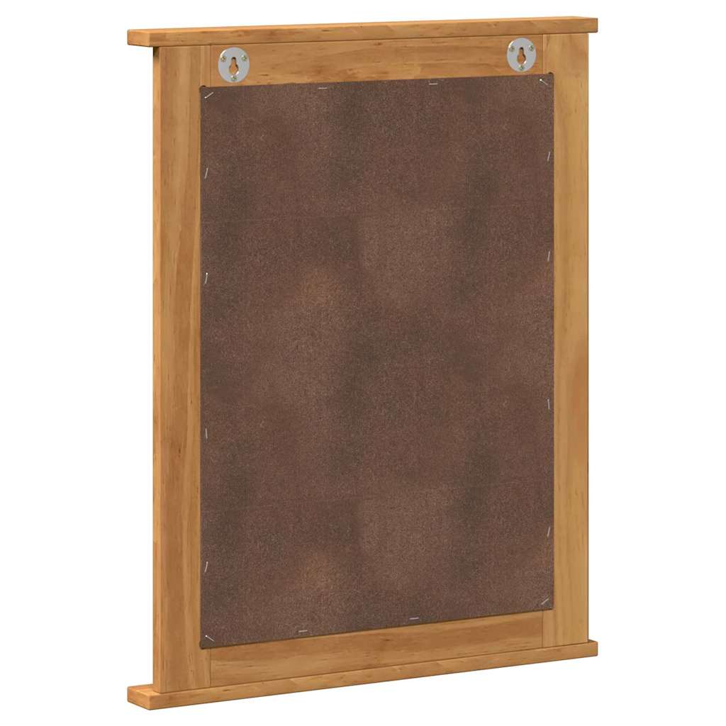 vidaXL Spiegel Honingbruin 55.5 x 5 x 70 cm Massief grenenhout