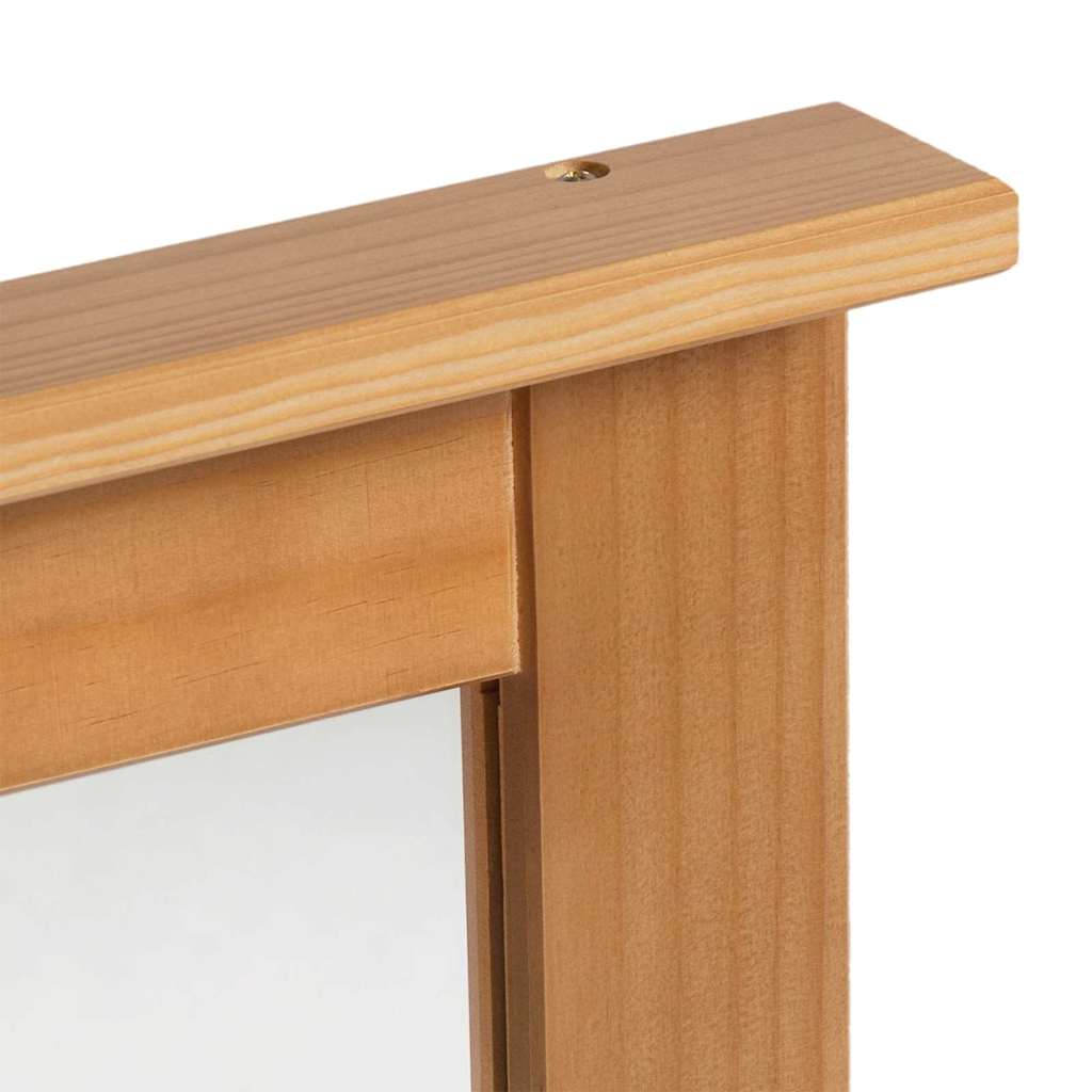 vidaXL Spiegel Honingbruin 55.5 x 5 x 70 cm Massief grenenhout