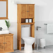 vidaXL Toiletkast Honingbruin 60 x 27 x 161 cm Massief grenenhout