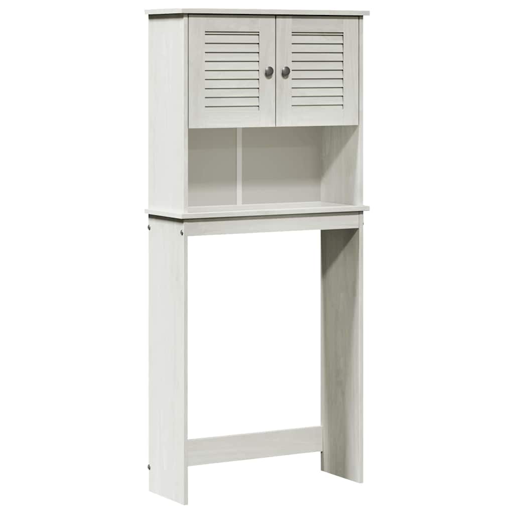 vidaXL Wasmachinekast met plank Honingbruin 72,5 x 27 x 161 cm