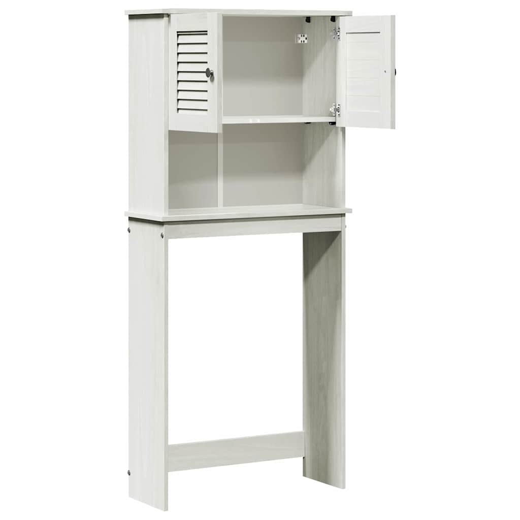 vidaXL Wasmachinekast met plank Honingbruin 72,5 x 27 x 161 cm