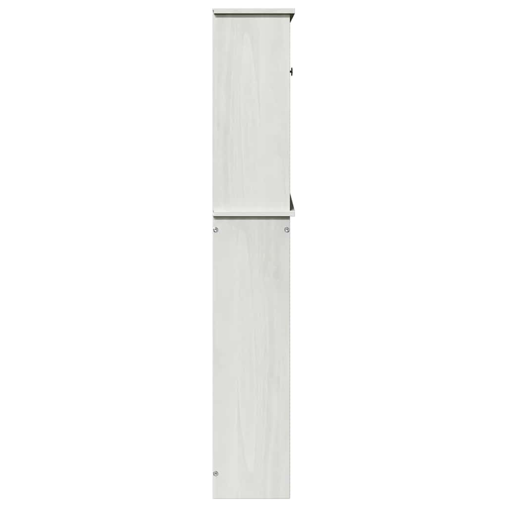 vidaXL Wasmachinekast met plank Honingbruin 72,5 x 27 x 161 cm